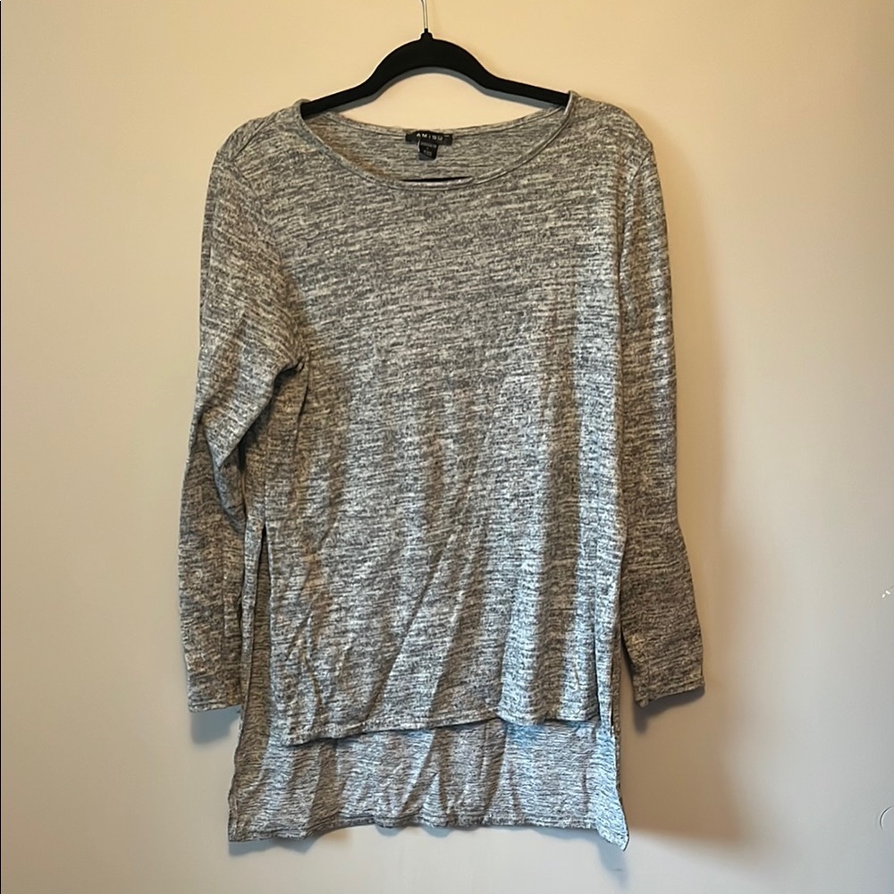 Long Gray Women's Top